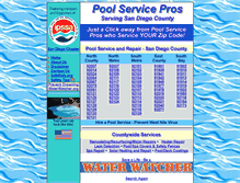 Tablet Screenshot of poolservicepros.com