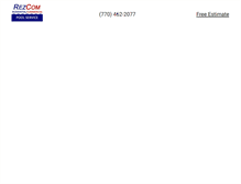 Tablet Screenshot of poolservicepros.biz